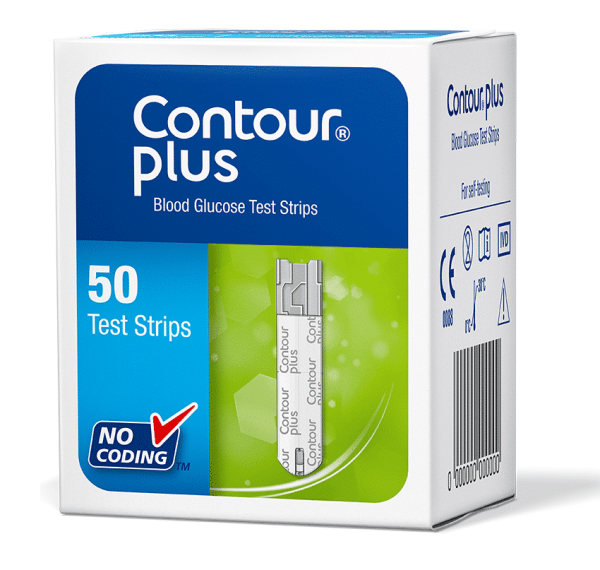 BANDELETTES TEST GLYCEMIE CONTOUR PLUS - Image 2