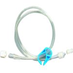 PROLONGATEUR EN PVC AVEC CLAMP - STERILE