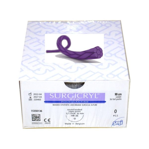 FIL DE SUTURE 910 POLYGLACTINE