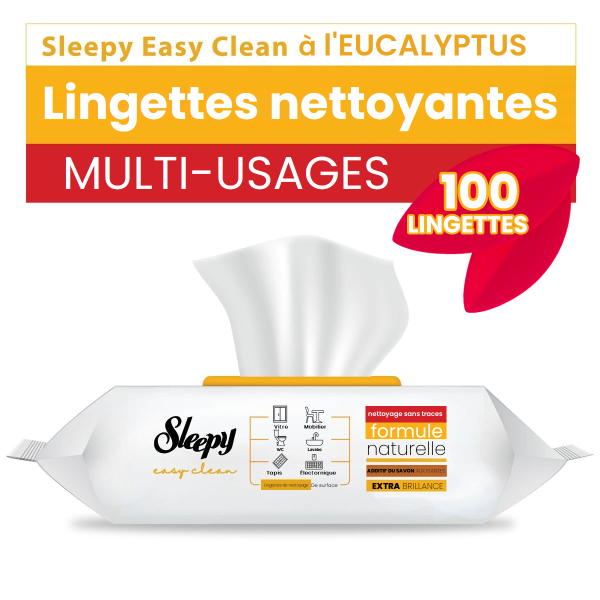 LINGETTES NETTOYANTES MULTI-USAGES A L'EUCALYPTUS