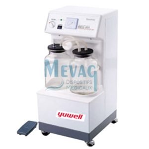 ASPIRATEUR CHIRURGICAL ELECTRIQUE MOBILE A PEDALE 40L